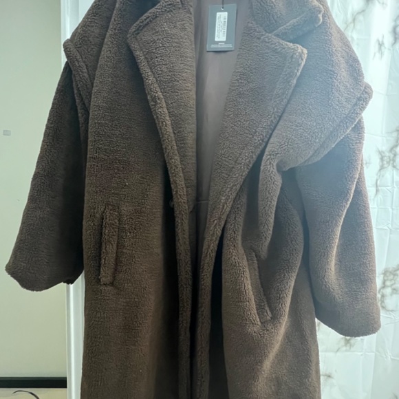 Brown Teddy Jacket - Picture 3 of 3